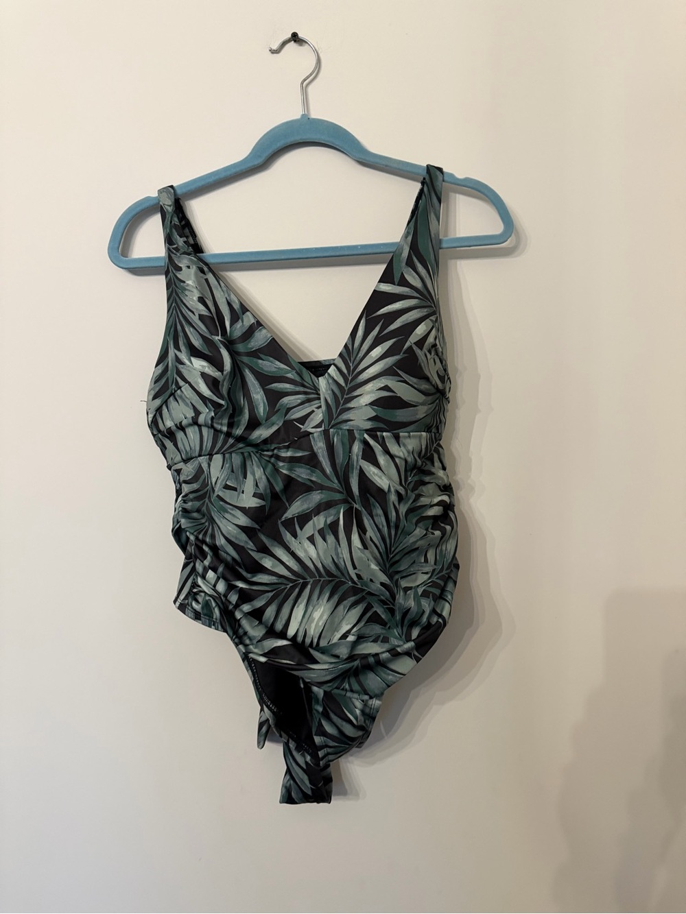 Floral tropical one piece bathing suit size 10